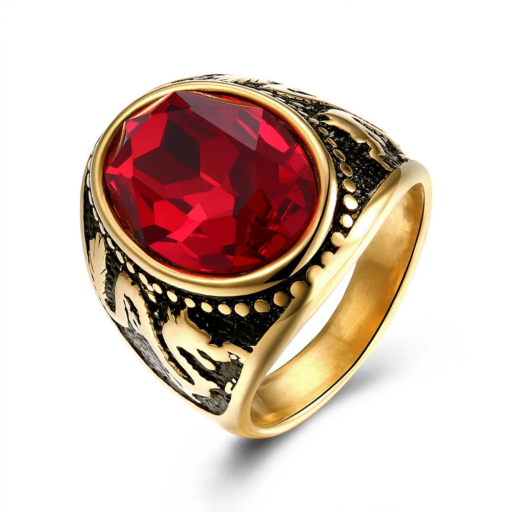 Red Zirconia Ring