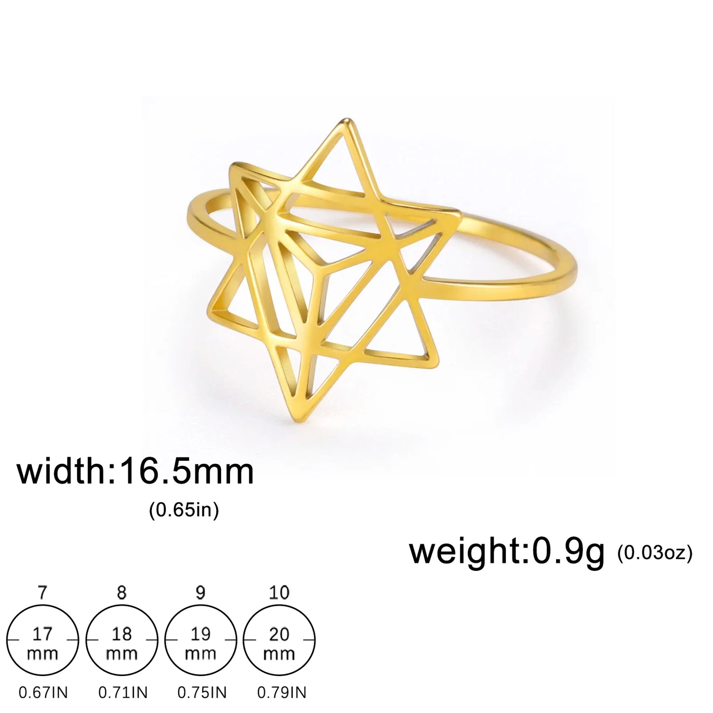 Merkaba Ring