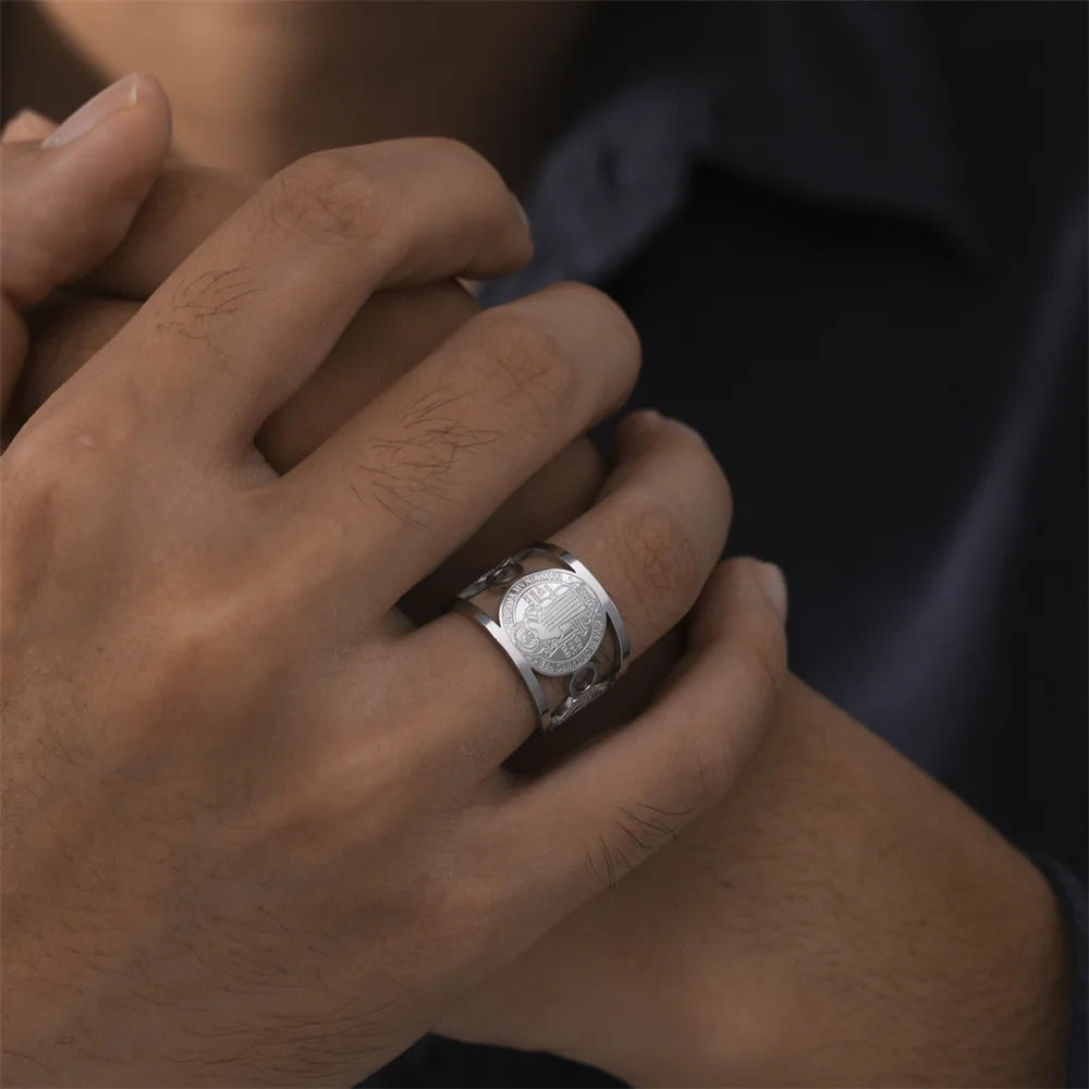 Saint Benedict of Nursia Ring