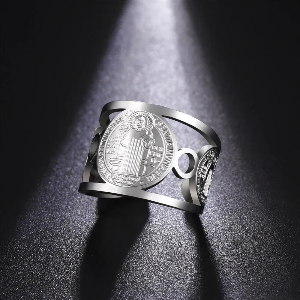 Saint Benedict of Nursia Ring
