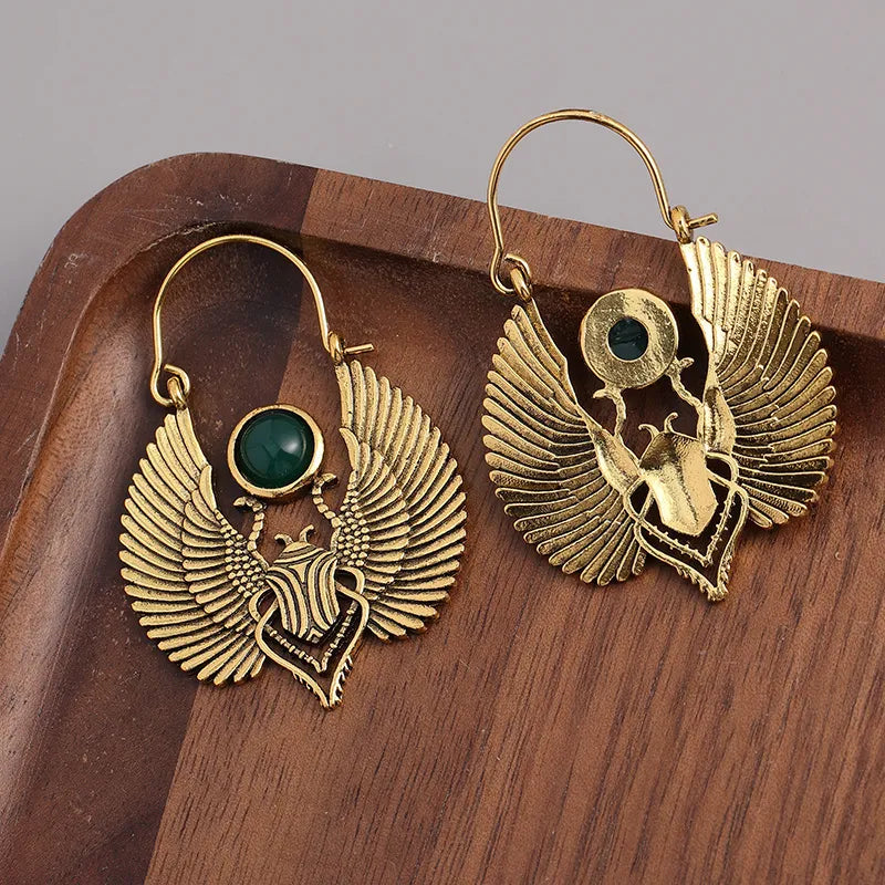 Scarab Egyptian Earrings