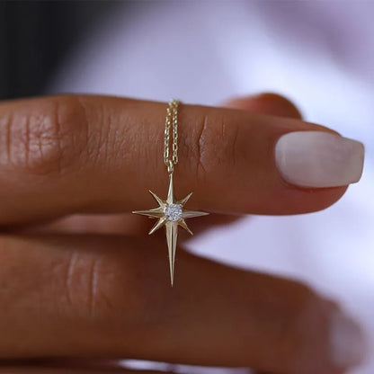 Zirconia Star Necklace