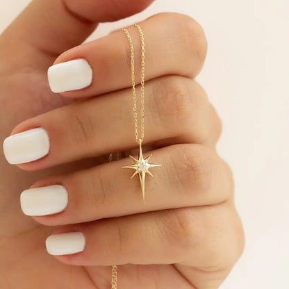 Zirconia Star Necklace