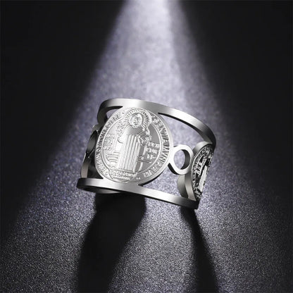 Saint Benedict of Nursia Ring
