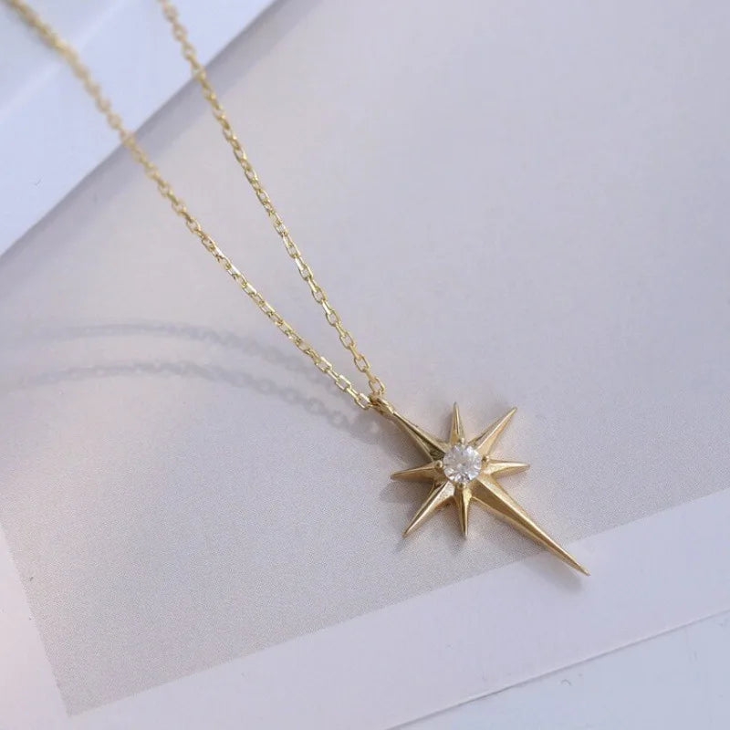 Zirconia Star Necklace