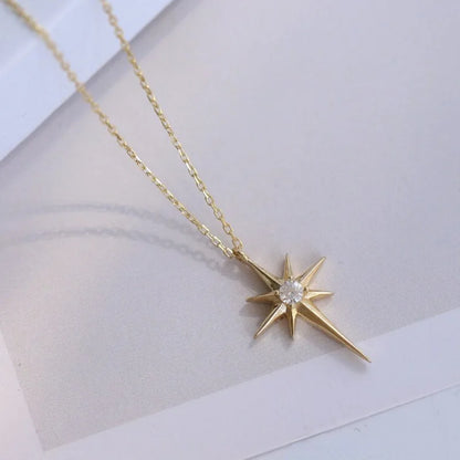 Zirconia Star Necklace