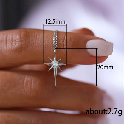 Zirconia Star Necklace